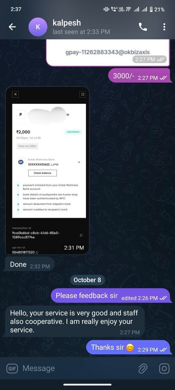 Happy Client
